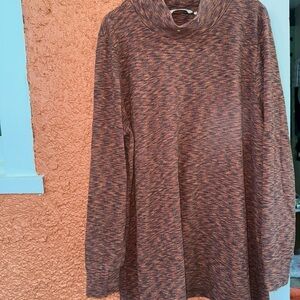 Women’s Soft Surrounding Mockneck Pullover Tunic Fall Size Extra Large